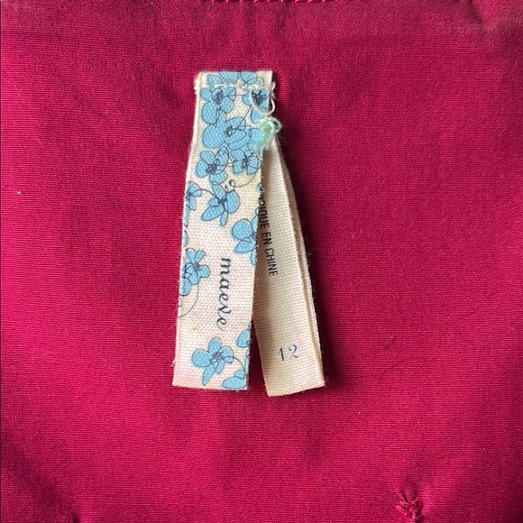 Anthropologie Maeve Fuchsia Trench Coat Dress - Picture 2 of 9